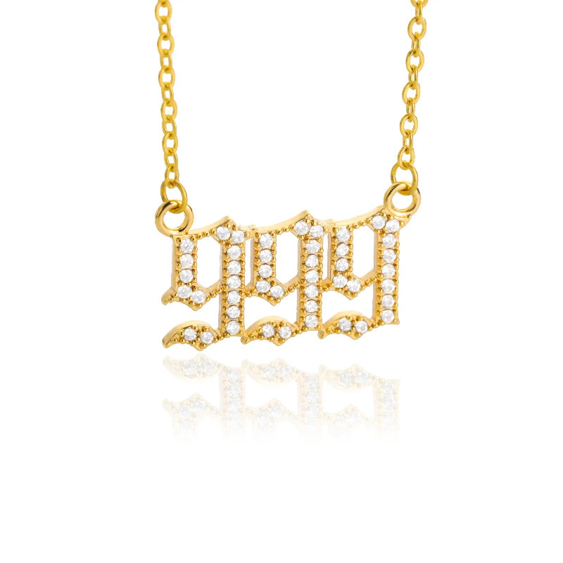 999 gold necklace