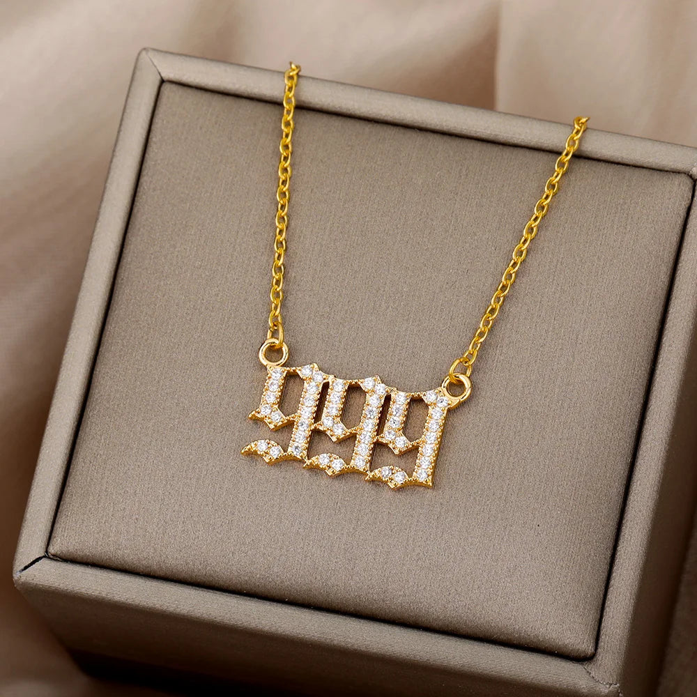 999 gold necklace